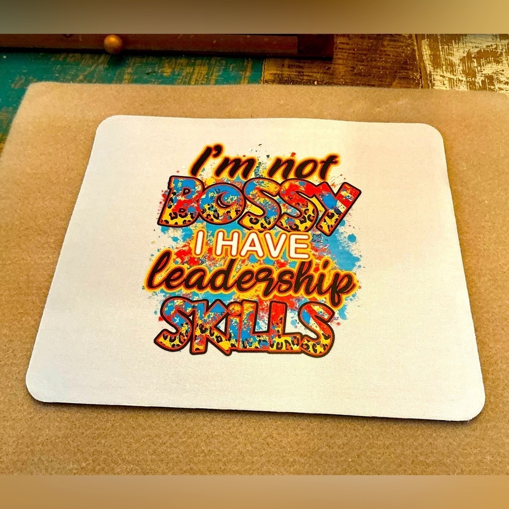 Hand Pressed Mouse Pad!  Brand New!